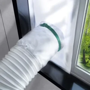 AC Window Vent Kit 100% Unit Clothes Dryer Adjustable Modern Living Room Sealing Portable Air Conditioner Seal Kit AC