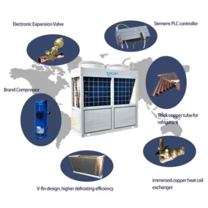 Air Conditioner 30kw 65kw 80kw 130kw With Hydraulic Module Modular Chiller air Cooled Chiller for Commerical