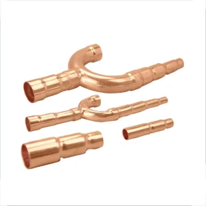 Air Conditioner Branch Joints Disperse Pipe Refnet Pipe Refnet Fittings Copper Y Branch Pipe for Vrf vrv System