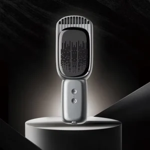 Air Conditioner Fan 5000Mah Type C Fast Charging Adjustable Speed Fan Outdoor Cooling Fan With Semiconductor Cooling Chips