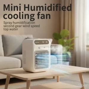 Air Conditioner Fan Portable Air Conditioner Mini USB Rechargeable Air Cooler Fan
