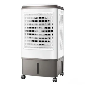 Air Cooler Evaporative Cooling Fan Portable Air Conditioner Humidifier Air Purifier 3 Speeds Timer Remote Low Noise Plastic Home