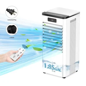 Air Cooling Fan Smart Remote Control Air Purifier Fan Water Capacity Electric Cooling Free Stand Bladeless Air Purifier Cool Fan