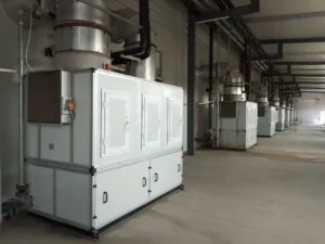 All-in-one split Air Handling Unit Central Air Conditioner for Mushroom Growing DC Pump Climate Control Humidity CO2 Controller