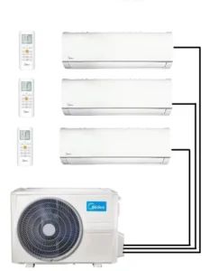 AtomC Mini VRF System with Modbus 12 60kBTU 1 9 Indoor Units