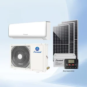 Auto Restart High Performance 12000 BTU Hybrid Solar AC Air Conditioner with DC Motor for Stable Cooling Performance