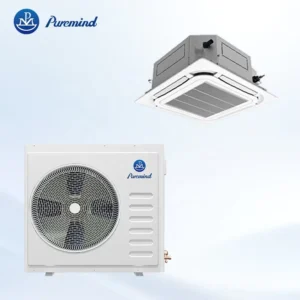 Cassette Air Conditioner 2HP 3HP Cooling Only Hotel Use Ultra Quiet Wifi R410a Ceiling Mounted HVAC System Commercial Use