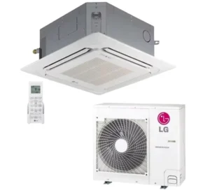Cassette Ceiling Air Conditioner 4 Way Air Flow T3/T1 DC Inverter Cassette Outdoor 24000btu