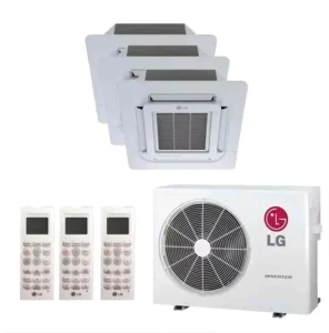 Cassette Ceiling Duct Multi Zone Vrf Inverter 15hp Air Handler Exchanger 60000 Btu House Hotel Supermarket Air Conditioner