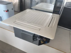 Cassette Fan Coil Unit Ceiling Mounted Chilled Water FCU 2 Pipe Remote Control Central AC Terminal Equipment
