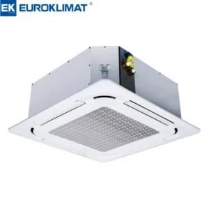 Cassette Fan Coil Unit Hvac System Ac Ceiling Four Way Cassette Split Type Air Conditioner FCU