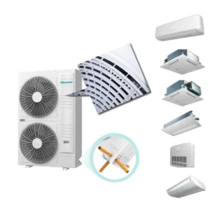 Cassette Type Air Conditioner Ceiling Slim Fan Coil Unit Mounted Indoor Units