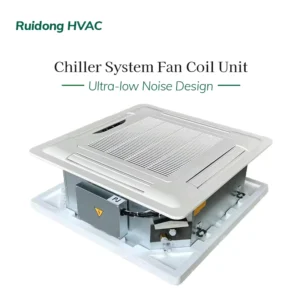 Cassette Type FCU AC Motor 220V Low Noise Energy Saving Fan Coil Unit