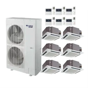 Cassette Type Hybrid Solar Multi Zone Split Air Conditioner VRF VRV Domestic Central Air Conditioning