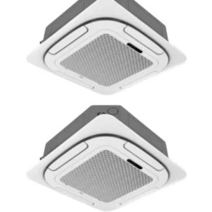 Ceiling Cassette Air Conditioner 5.6kW Cooling 6.3kW Heating Ductless Inverter Mini Split AC for Commercial Office