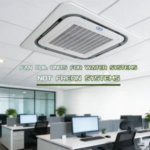 Ceiling Cassette Fan Coil Unit With Thermostat for Hotel and Office HVAC Solutions