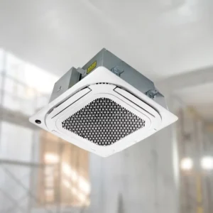 Ceiling Mount Embedded Cooling and Heating Eight Way Cassette Fan Coil Unit with AC Motor 220V for Hotels and Restaurants