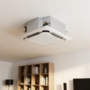 Ceiling Mounted Cassette Air Conditioner 4 Way Ductless Inverter Commercial Unit High Efficiency DC Automatic Control Engine