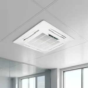 Ceiling Mounted Four Way Cassette Fan Coil Unit for Quiet Energy Efficient Commercial Cooling and Heating Systems