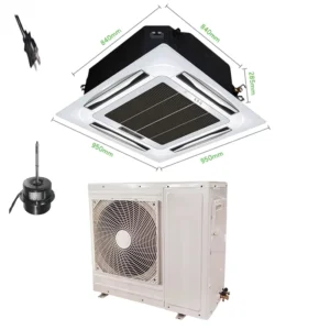 Central Air Conditioner Ceiling 4 Way Cassette Type Air Conditioner Low Noise 60000BTU Air Conditioning Cassette Type