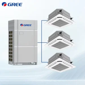 Central Air Conditioner Commercial Ceiling Cassette 10HP 28KW DC Motor Pump Indoor Multi Zone Mini VRF Split Air Conditioning