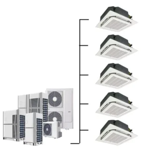 Central Air Conditioner Commercial Ceiling Cassette Indoor Multi Split Commercial Air Conditioner for Shopping Mall Hotel Villa