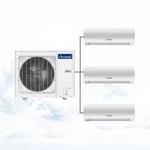 Central Air Conditioning System Heating Cooling Indoor Units Ceiling Cassette Ducted Home Air Conditioner 220V Inverter