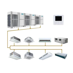 China 2 Way Cassette VRV Central Air Conditioning 100000 Btu VRF System Energy-Saving Air Conditioner for Hotel & Household Use
