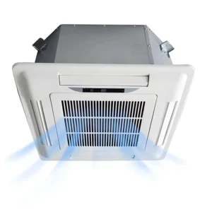 Commercial Ceiling Cassette Fan Coil Unit FCU with Copper Heat Exchanger CE Approved