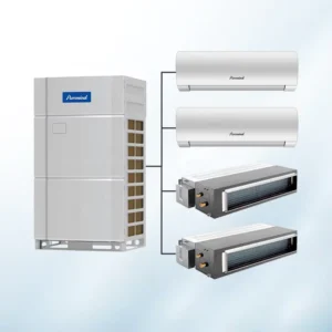Commercial Central Air Conditioner Outdoor Unit HVAC System VRF Air Conditioning With Heat Pump Fan Coil Unit Wifi