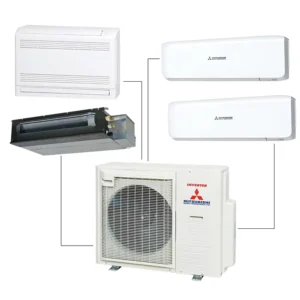 Commercial Central Ducted Air Conditioner Industries VRV Ceiling Cooling R410a AC DC 46ton VRF