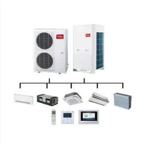 Commercial Central Inverter Air Conditioning Vrf System Air Conditioners Ceiling Mount 4 Way Cassette