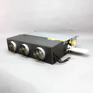 Commercial HVAC Air Conditioner Ceiling Horizontal Concealed Hydronic Duct FCU Fan Coil Units for Heat Pump with Electric Damper