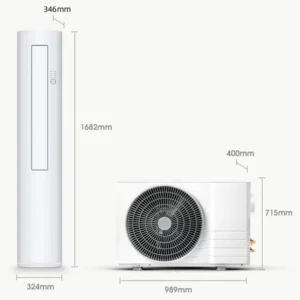 Commercial Wall Split Solar Air Conditioner 24000 BTU Energy Saving for Hotel RV Use
