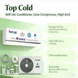 Compact Size Split Air Conditioner 9000-12000 BTU Easy Installation Wall Mounted for Small Room