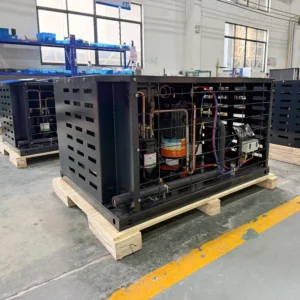 Condensing Unit Motor Cooling Fans Chiller Cold Room Compressor Refrigeration Unit Air Cooled Condenser Unit