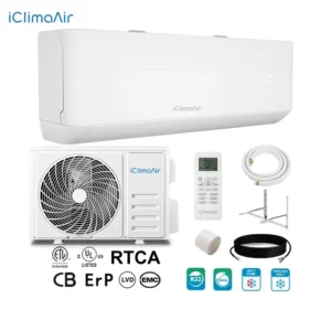 Cooling Heating R32 T1 12000btu 220V 50Hz Household DC Inverter Split A+++ Wall Mounted Air Conditioner