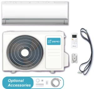 Cooling Only Inverter Mini Split Air Conditioner 9000-24000 BTU Wall Smart Control Motor Gold Fin Energy Saving Home AC