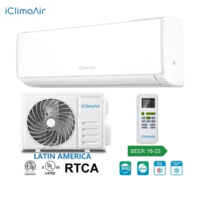 Cooling Only Remote Control R410a T1 220 240V 60Hz 18000 Btu DC Inverter Wall Mounted Split Air Conditioners