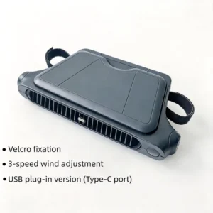 Custom Car Backseat Fan Cooling Air Conditioner Type C and Play Fan for Car Strong Wind Low Noise Portable Factory