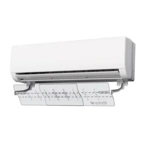Custom Logp OEM ODM Home Decor Transparent Adjustable Ac air Deflector air Conditioner Wind Deflector