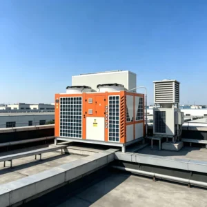 Custom Size High Efficiency Rooftop Air Conditioner Unit Industrial HVAC System R410A Energy Saving for Hotels Hospitals