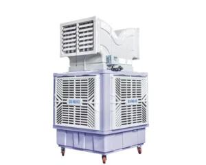 Customizable Floor Standing Double Air Outlet Evaporative Air Conditioner 18000m3/h Air Volume Automatic Pump All-round Hotels