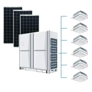 Customized Commercial Solar Air Conditioning System 14KW to 56KW VRF Air Conditioners for Office Hotel Buildings