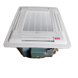 Customized Water Cassette Fan Coil Unit 4 Way Ceiling Mounted FCU Commercial HVAC Office Convention Center Low Noise Motor