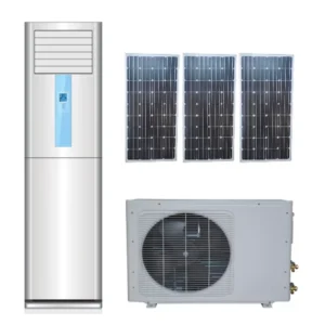 DC 48V R134a 18000btu ~ 36000btu Solar Floor Air Conditioner With Solar Panel