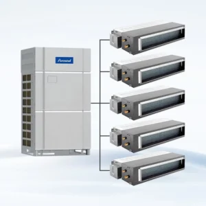 DC Inverter 22 KW VRF Multi Zone Air Conditioning HVAC System FCU Cassette Duct Central Air Conditioner Outdoor Unit Wifi