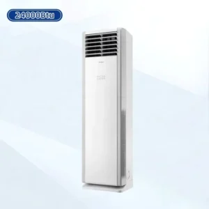 DC Inverter Floor Standing Air Conditioner 24000 BTU Cooling Heating R410A Energy Saving Vertical AC for Small Office Space