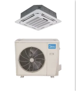 DC Inverter Heating & Cooling Ceiling Cassette AC Unit with DC Compressor for Office and Supermarket