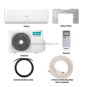 DC Inverter Split Air Conditioner 12000BTU Cooling Heating R32 WiFi Smart Control Low Noise 28dB CE